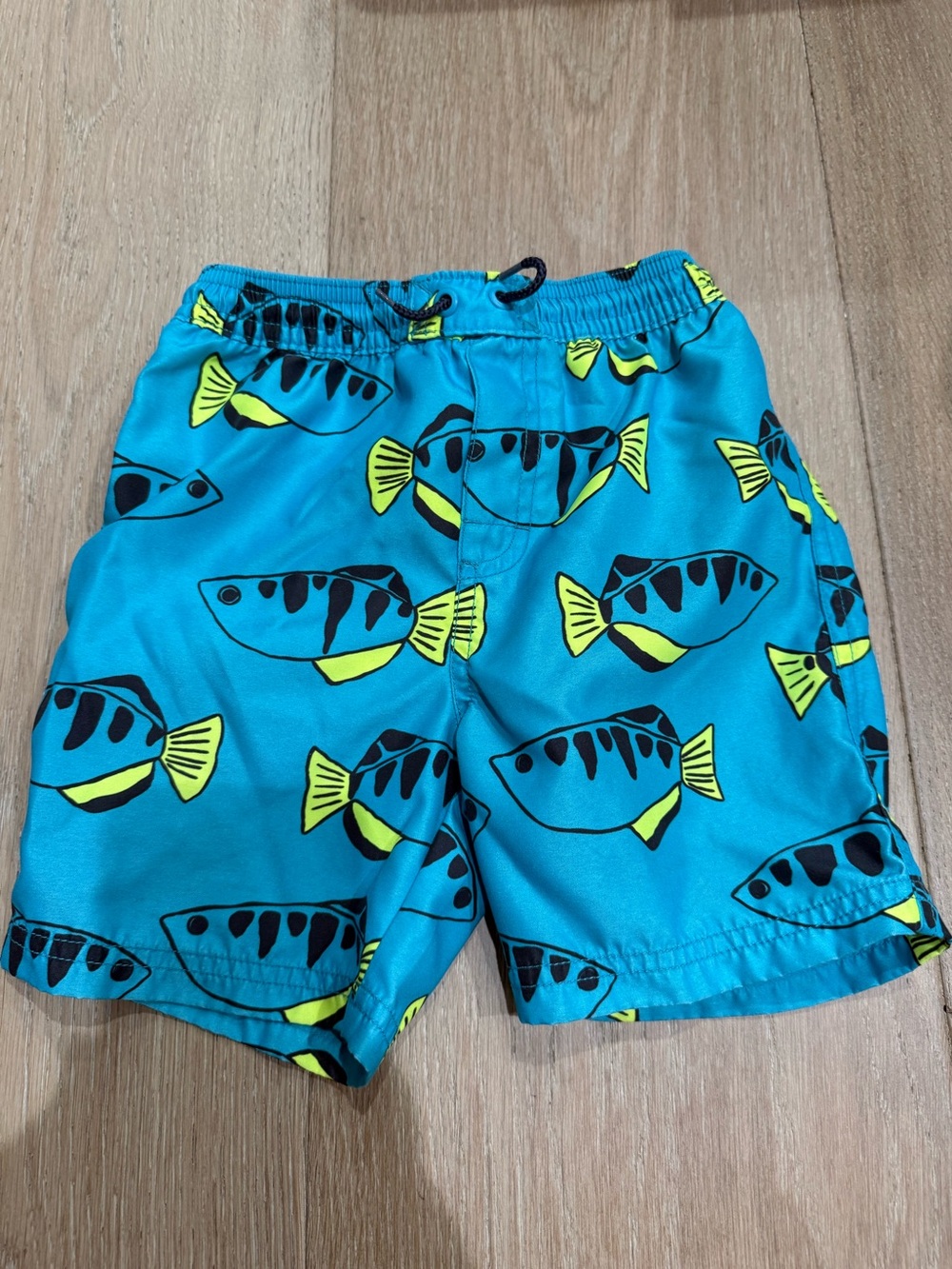 Tea Collection Fish Print Swim Shorts 4T